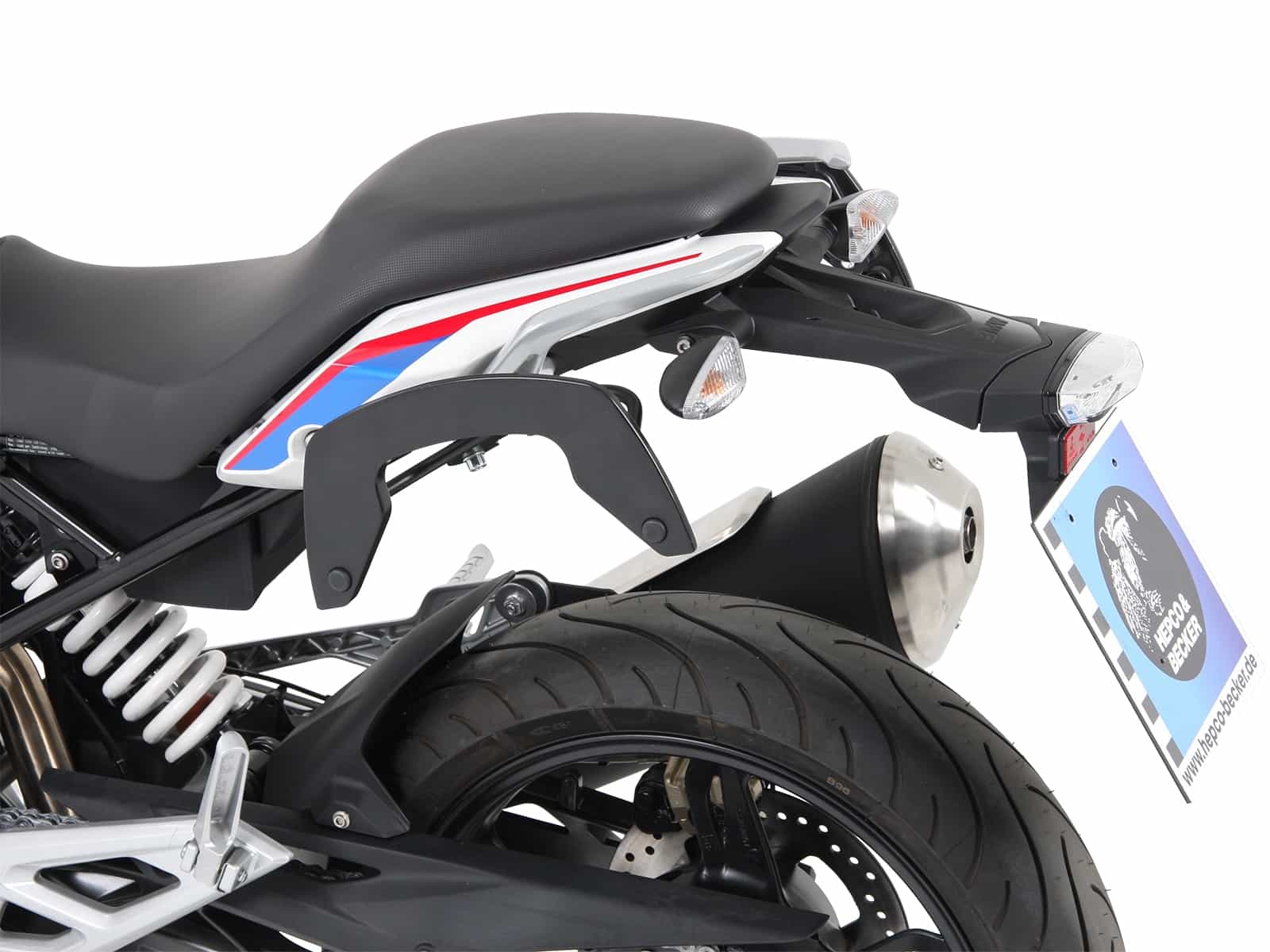 C-Bow side carrier black for BMW G 310 R (16-) Hepco & Becker