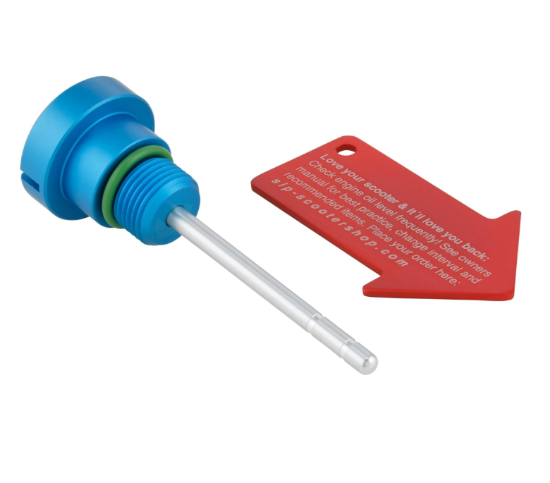 Oil filler plug engine oil for Vespa GTS Super 125cc 4T LC Euro 3 (09-16), blue matt