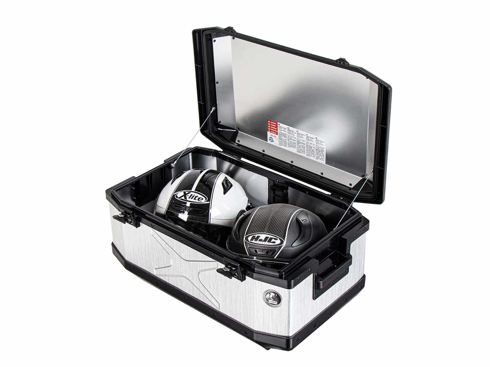 Alu-Topcase Xplorer 60 Liter Aluminum silver Hepco & Becker