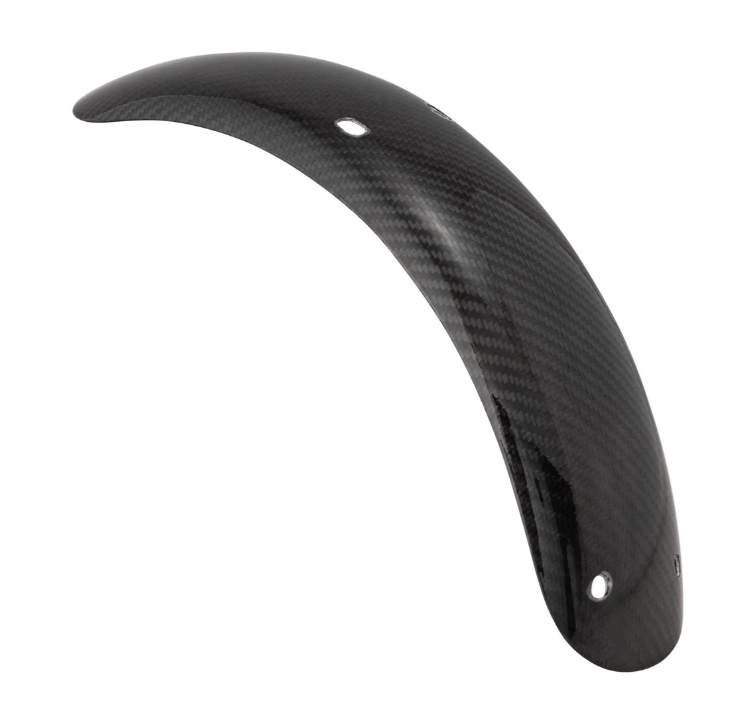 Mudguard 2.0 Garelli Race EVO II without holder for Vespa PX 80-200cc, carbon clear