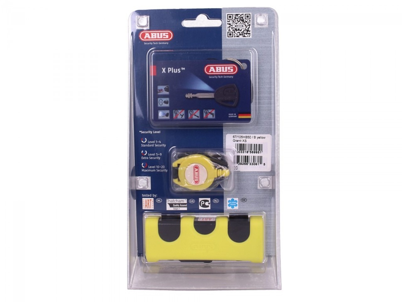 ABUS U-lock Granit Power XS 67 for motorcycle, scooter & Vespa
