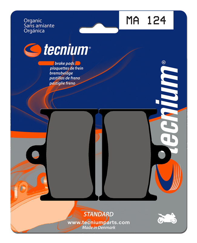 Tecnium Street Organic Brake Pads - MA124