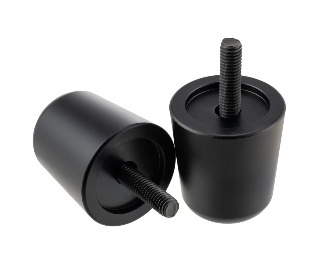 Handlebar end weights for Vespa, black matt