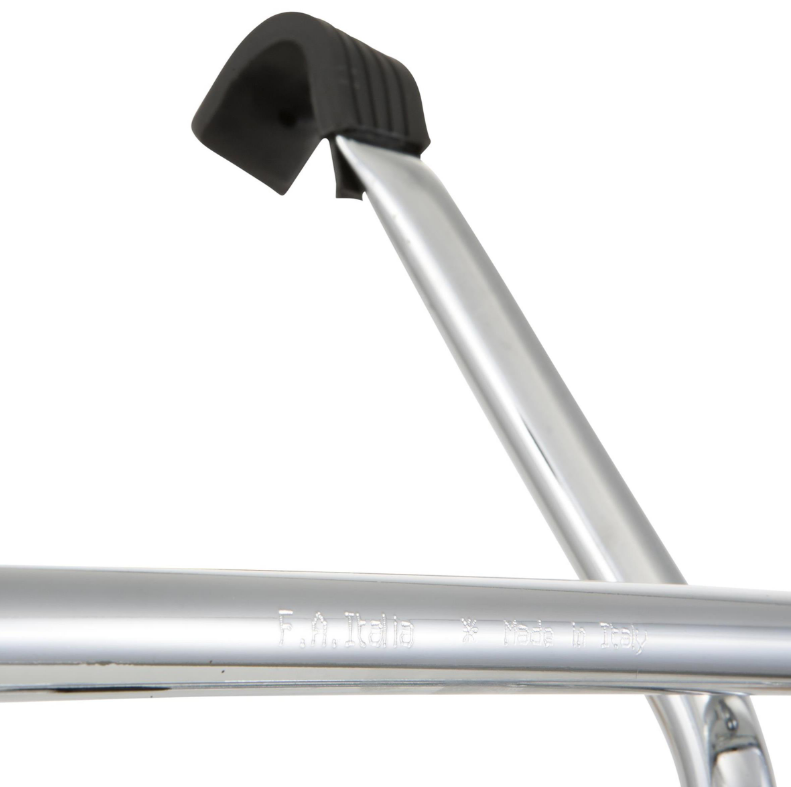 Luggage rack front for Vespa PX 80-200cc, foldable, chrome