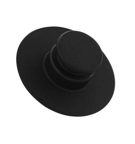 Cover cap wheel stud front or rear, black matt