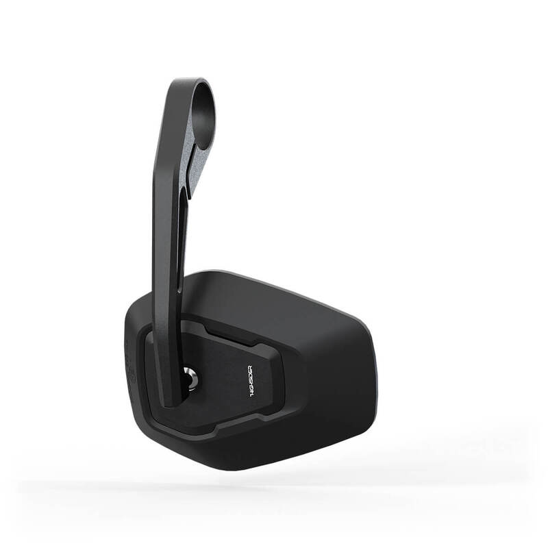 HIGHSIDER pro bar end mirror Esagano-RS black/black long (1pc.)