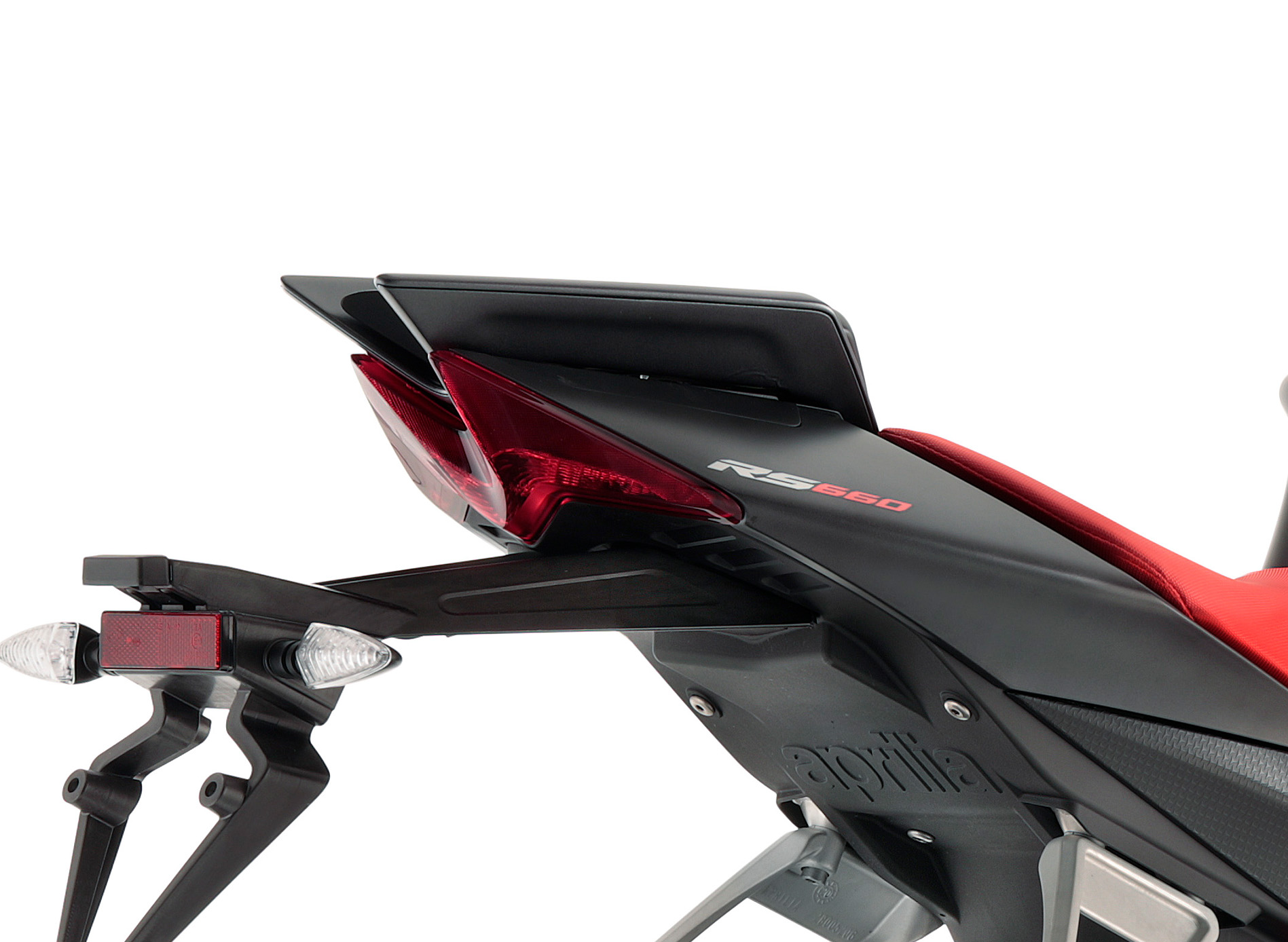 Passenger seat cover Apex Black for Aprilia RS 660