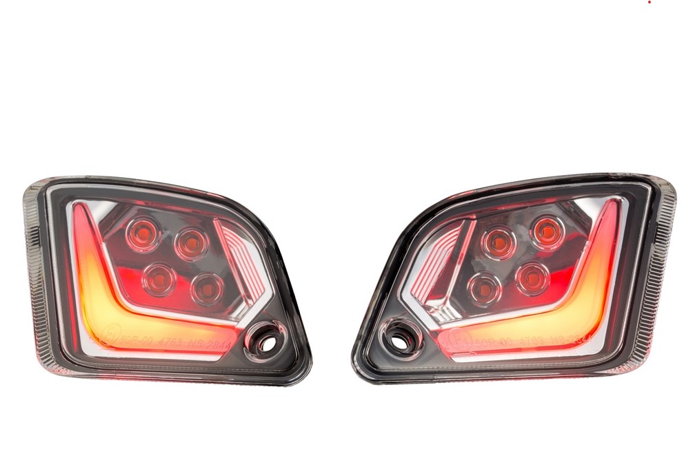 Turn signal kit rear left/right for Vespa GTS/GTS Super/GTV 125-300cc ('14-), clear