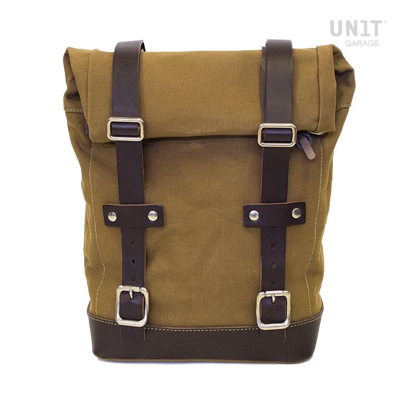 Canvas side bag 10L-14L - Beige/Brown - Unit Garage