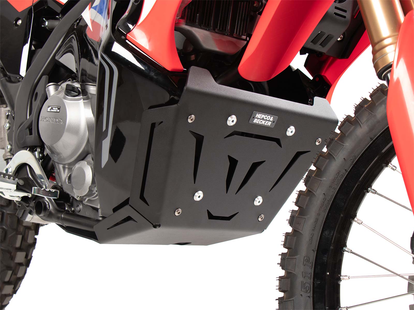 Engine protection plate for Honda CRF 300 Rally (21-) Hepco & Becker