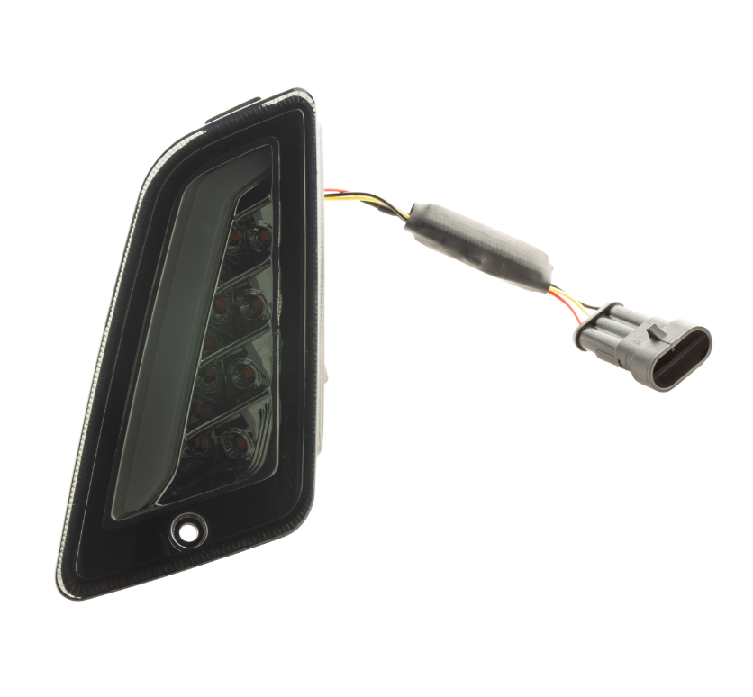 Turn signal kit front & rear for Vespa GTS/GTS Super/GTV 125-300cc, tinted