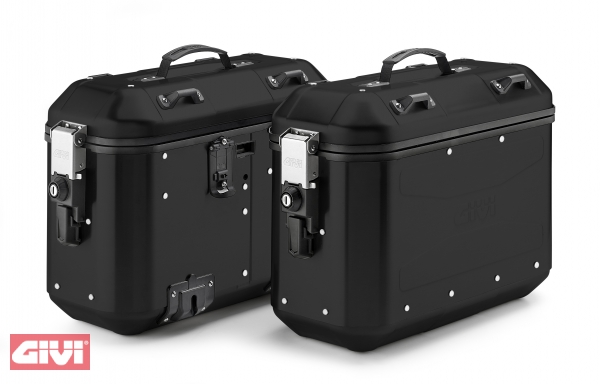 Givi DLMK36B TREKKER DOLOMITI BLACK LINE side cases