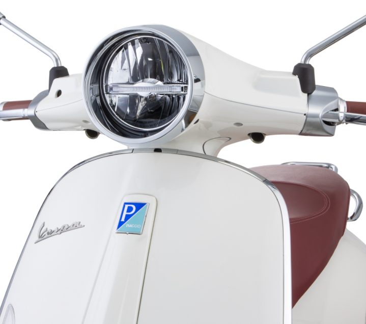 Headlight LED for Vespa Primavera 50-150ccm 2T/4T (-'18), black matt