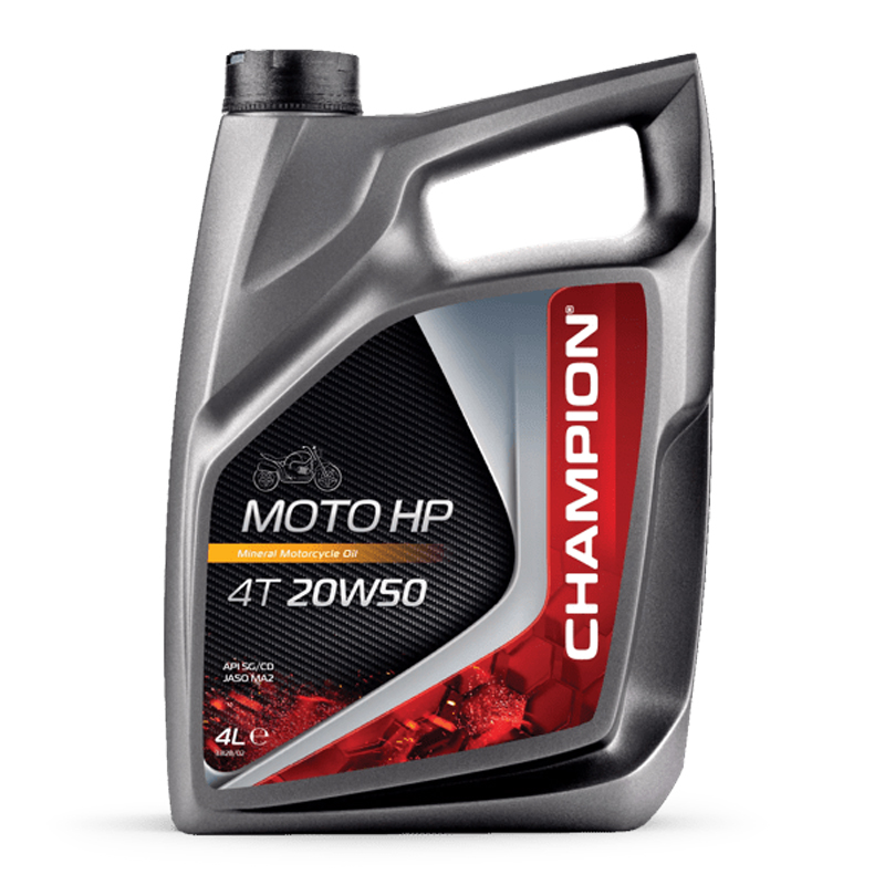 CHAMPION® Moto HP 4T 20W-50 engine oil - 4 liters