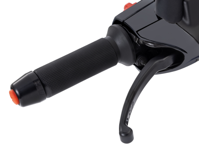 Handlebar end weights left/right for Vespa Primavera/Sprint/ET/LX/LXV/S, black matt