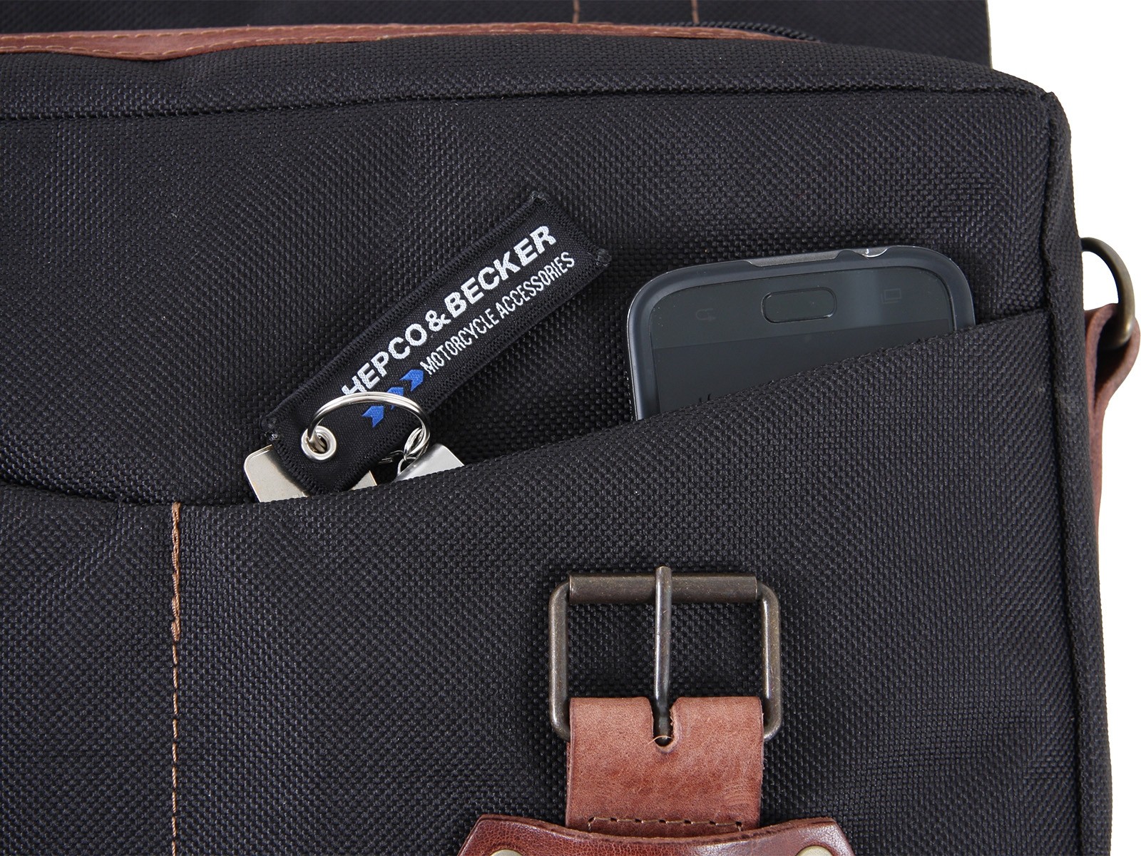 LEGACY messenger bag L black for C-Bow carrier Hepco & Becker