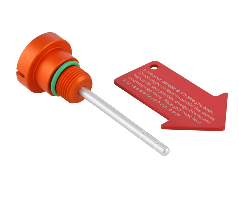 Oil filler plug engine oil for Vespa GTS Super 125cc 4T LC Euro 3 (09-16), orange matt