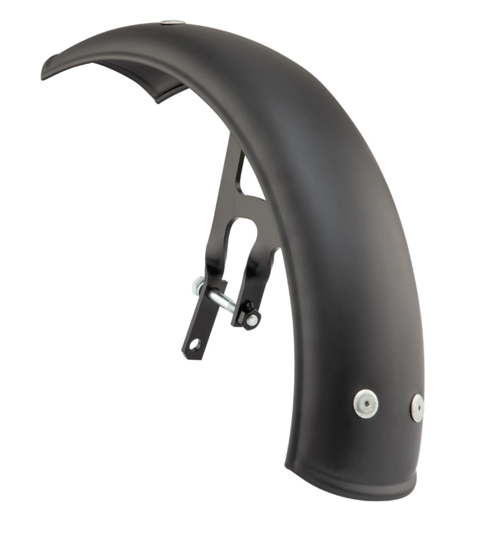 Mudguard Garelli for Vespa PX 80-200cc, metal, black matt