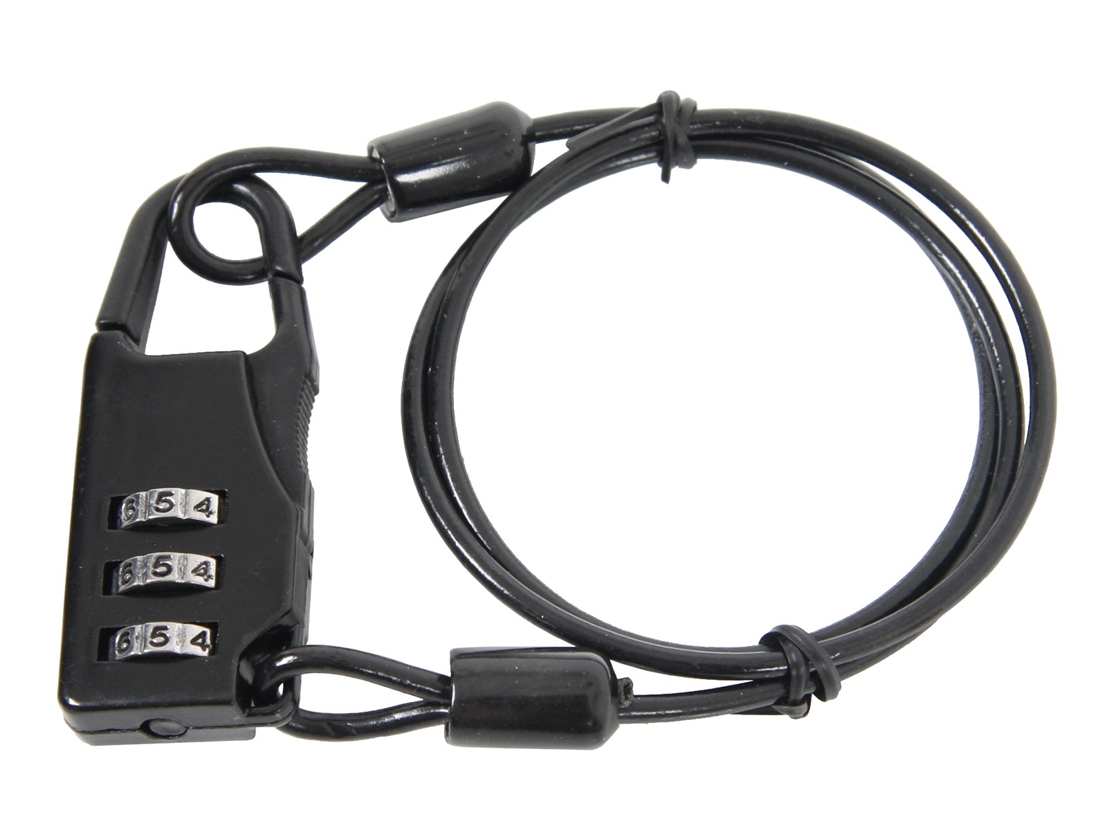 Combination lock with wire rope Hepco & Becker