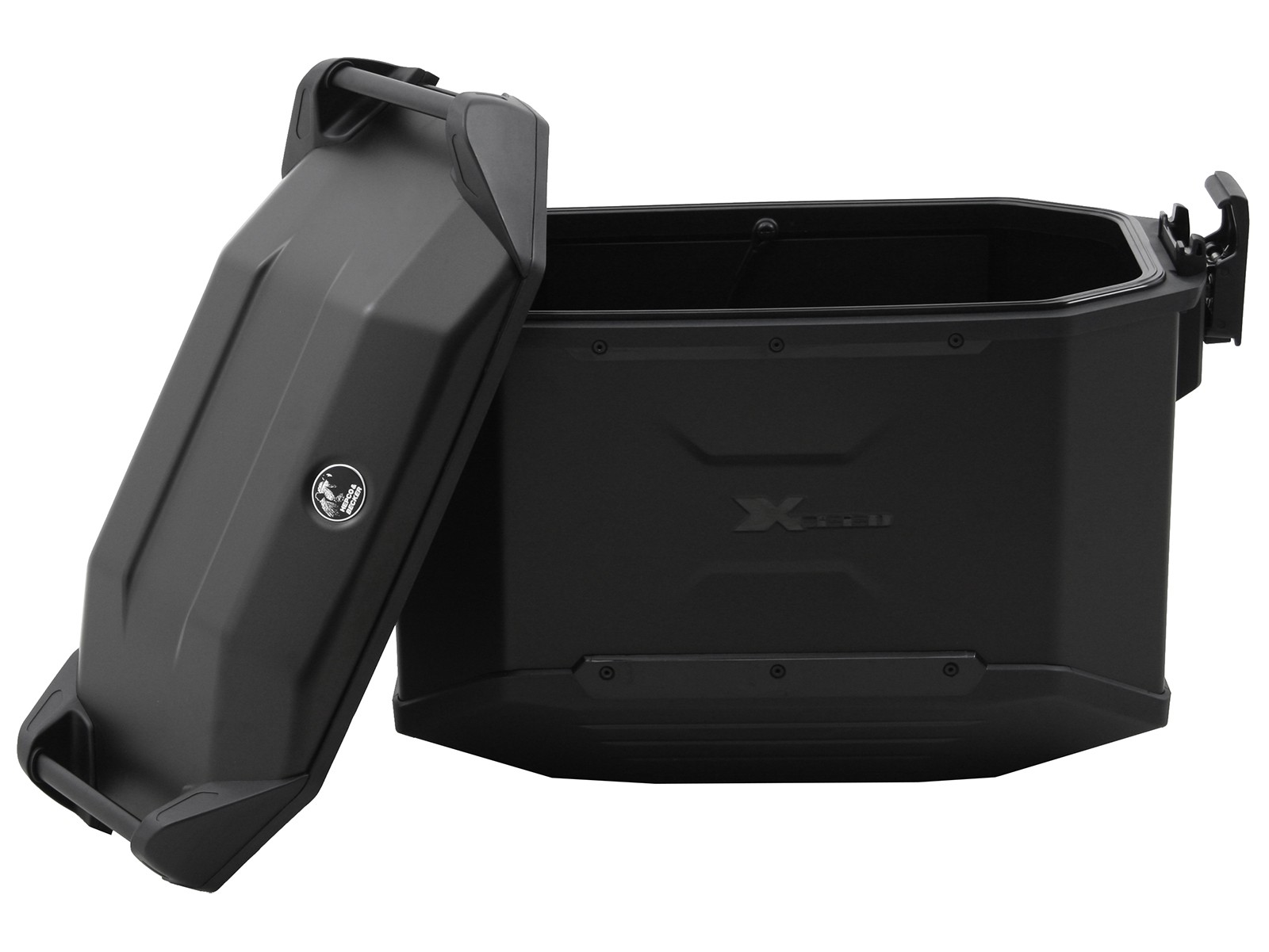 Xceed side case 38 Ltr. Jet Black black Hepco & Becker