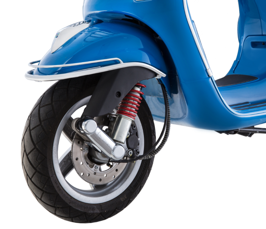 Front bumper fender for Vespa LX/LXV 50-150cc, chrome