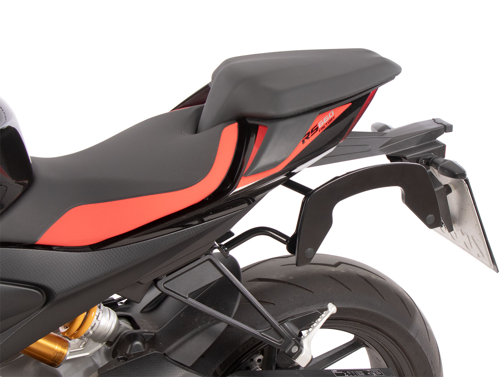 C-Bow side carrier black for Aprilia RS 660 / Factory (25-) Hepco & Becker