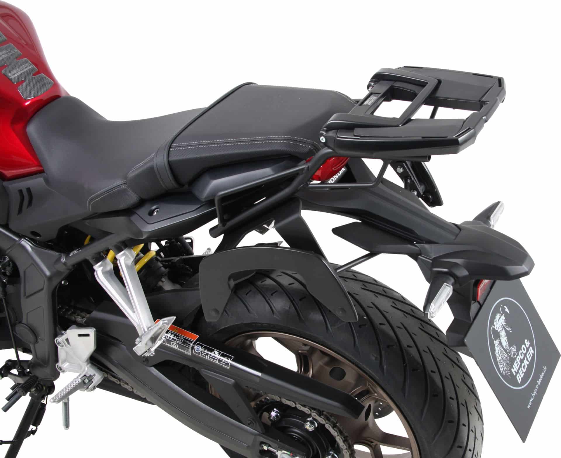 Easyrack top case carrier black for Honda CBR 650 R (19-20) Hepco & Becker