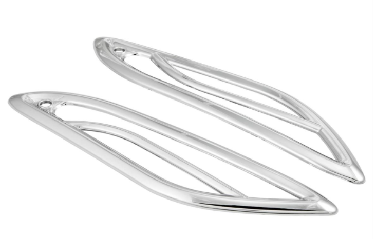 Turn signal grille right/left, rear for Vespa Primavera/Sprint 50-150cc 2T/4T AC, chrome