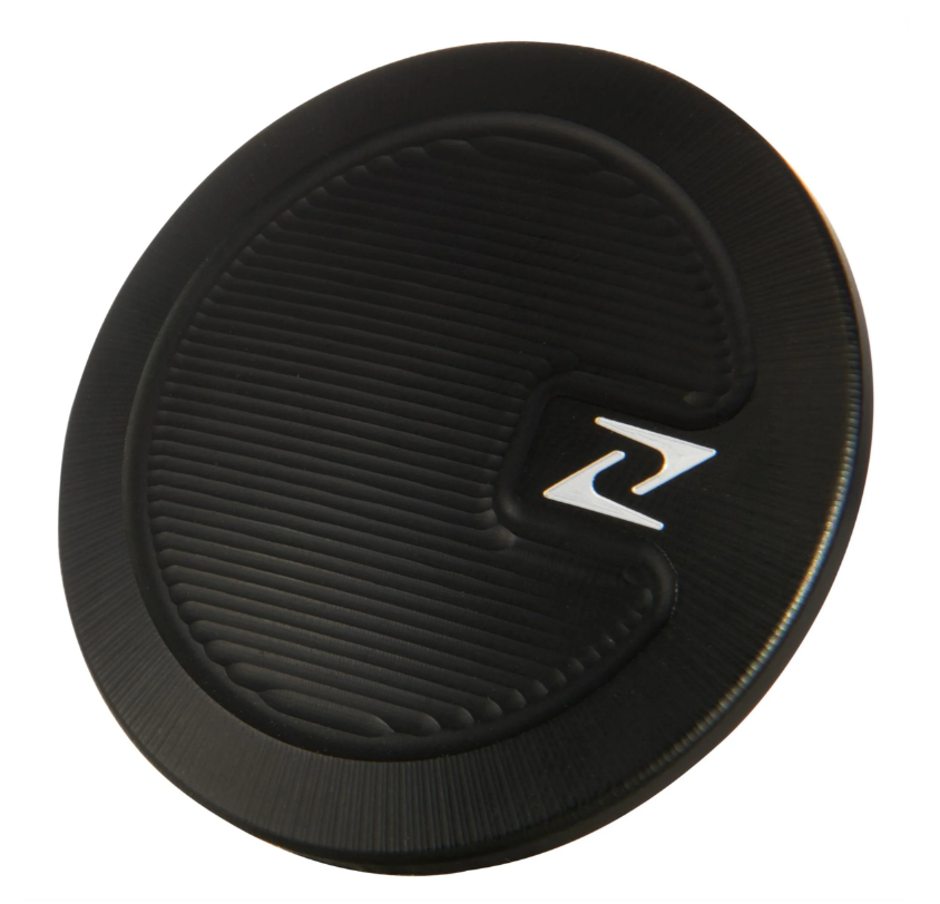 Dust cap brake drum / wheel hub front for Vespa, black matt
