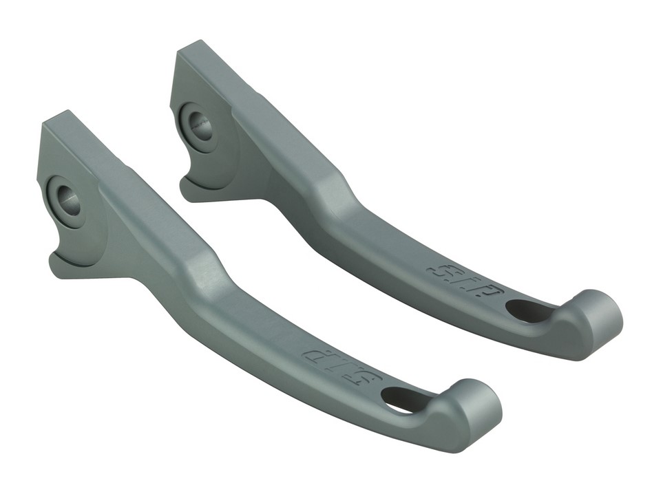 Sport lever set brake Shorty for Vespa, right and left, gray matt