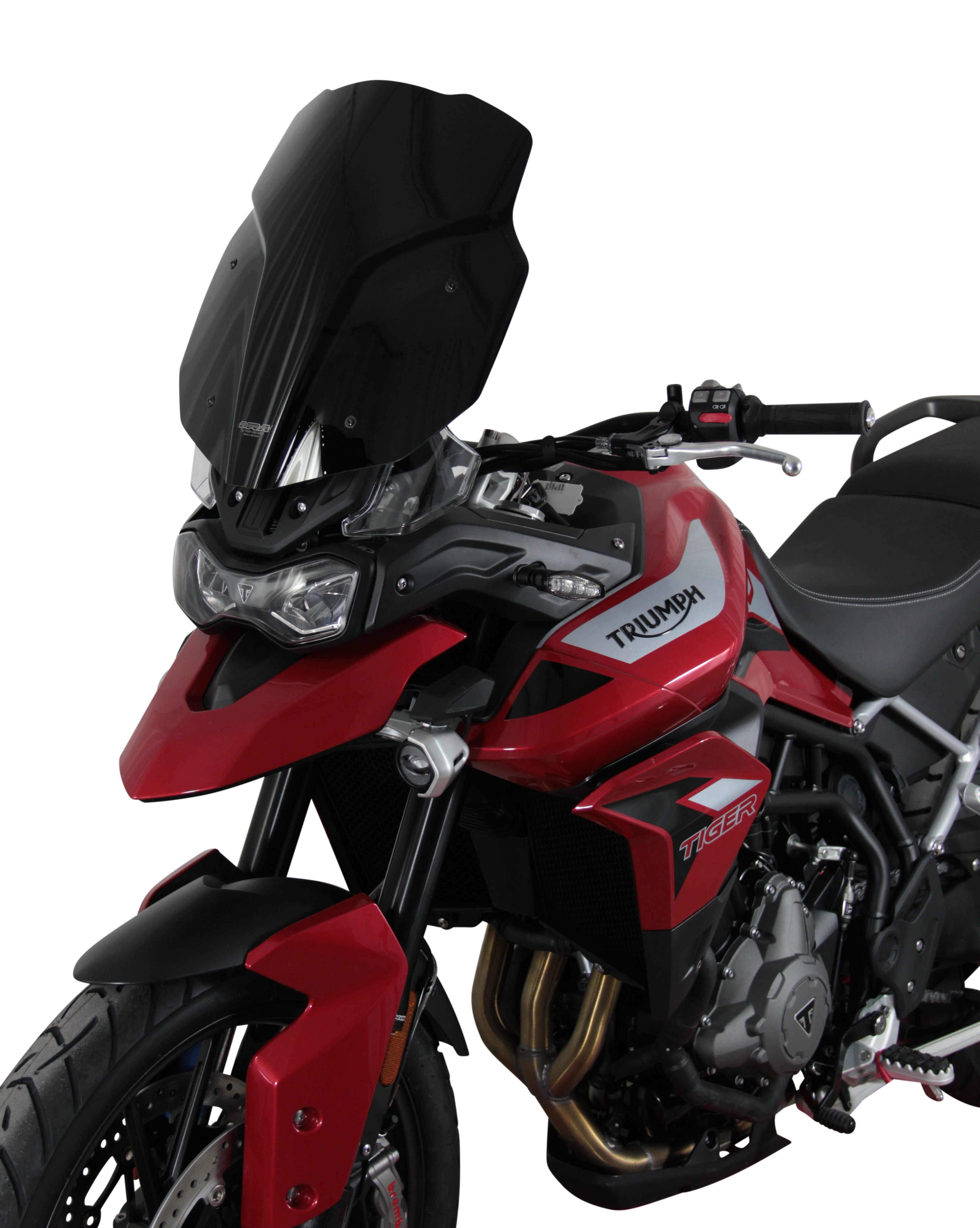 Touring windshield MRA "TM" for TRIUMPH TIGER 900 /GT PRO (Bj.19-) - Smoke gray