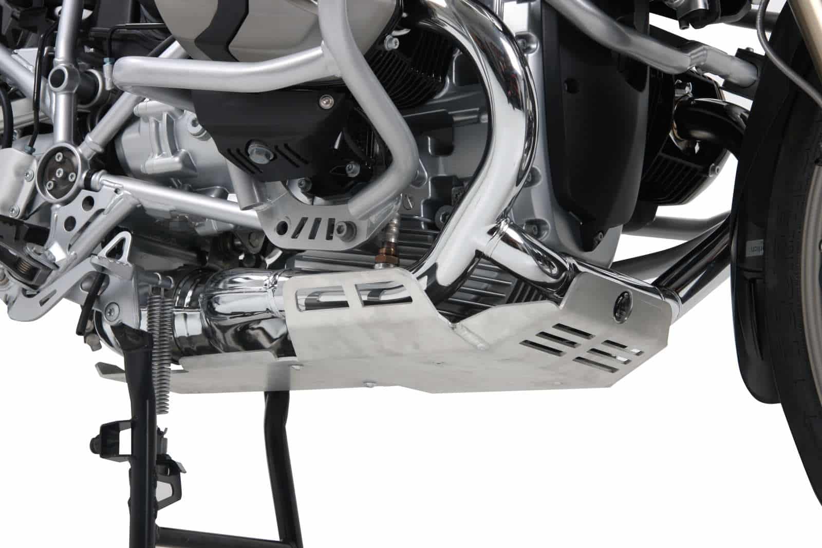 Engine protection plate silver for BMW R 1200 GS (04-12)/Adventure (06-13) Hepco & Becker