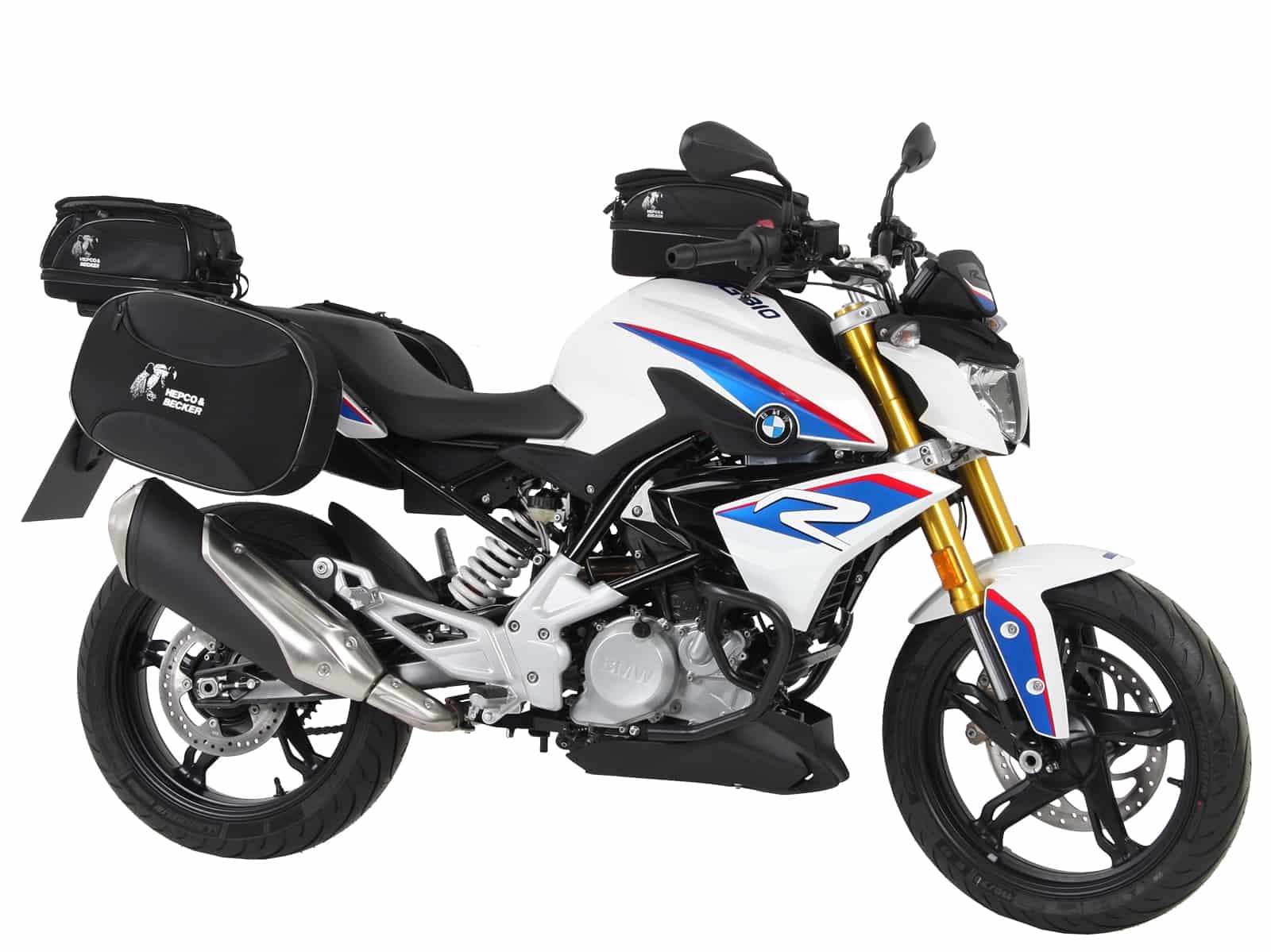 C-Bow side carrier black for BMW G 310 R (16-) Hepco & Becker
