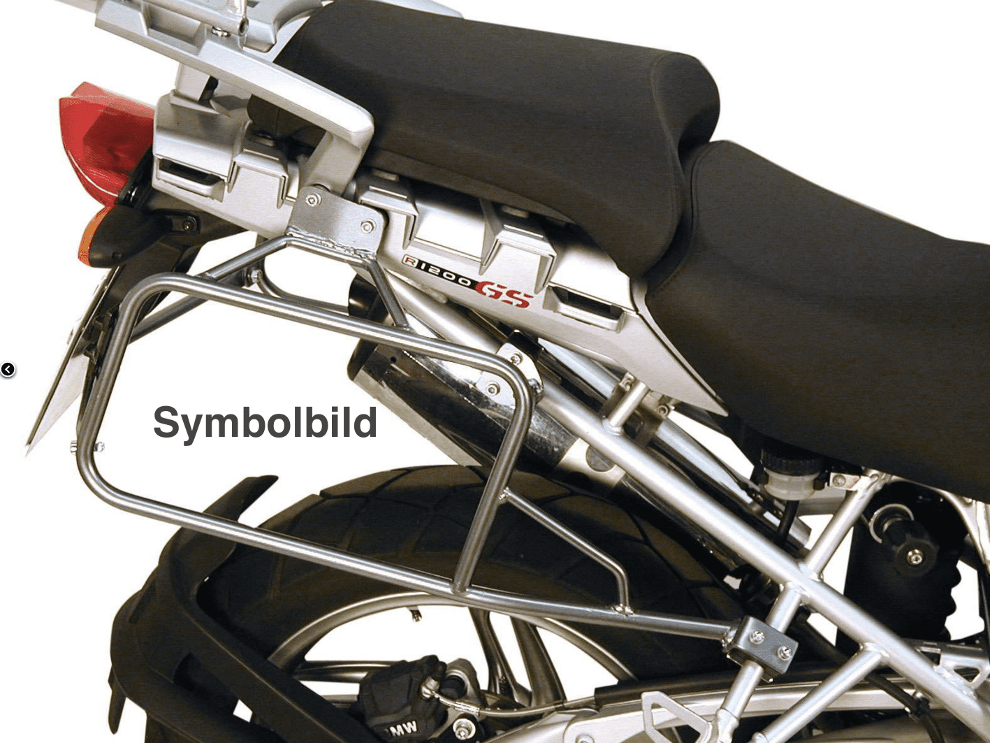 Side case carrier fixed black for BMW R 1200 GS (04-12) Hepco & Becker