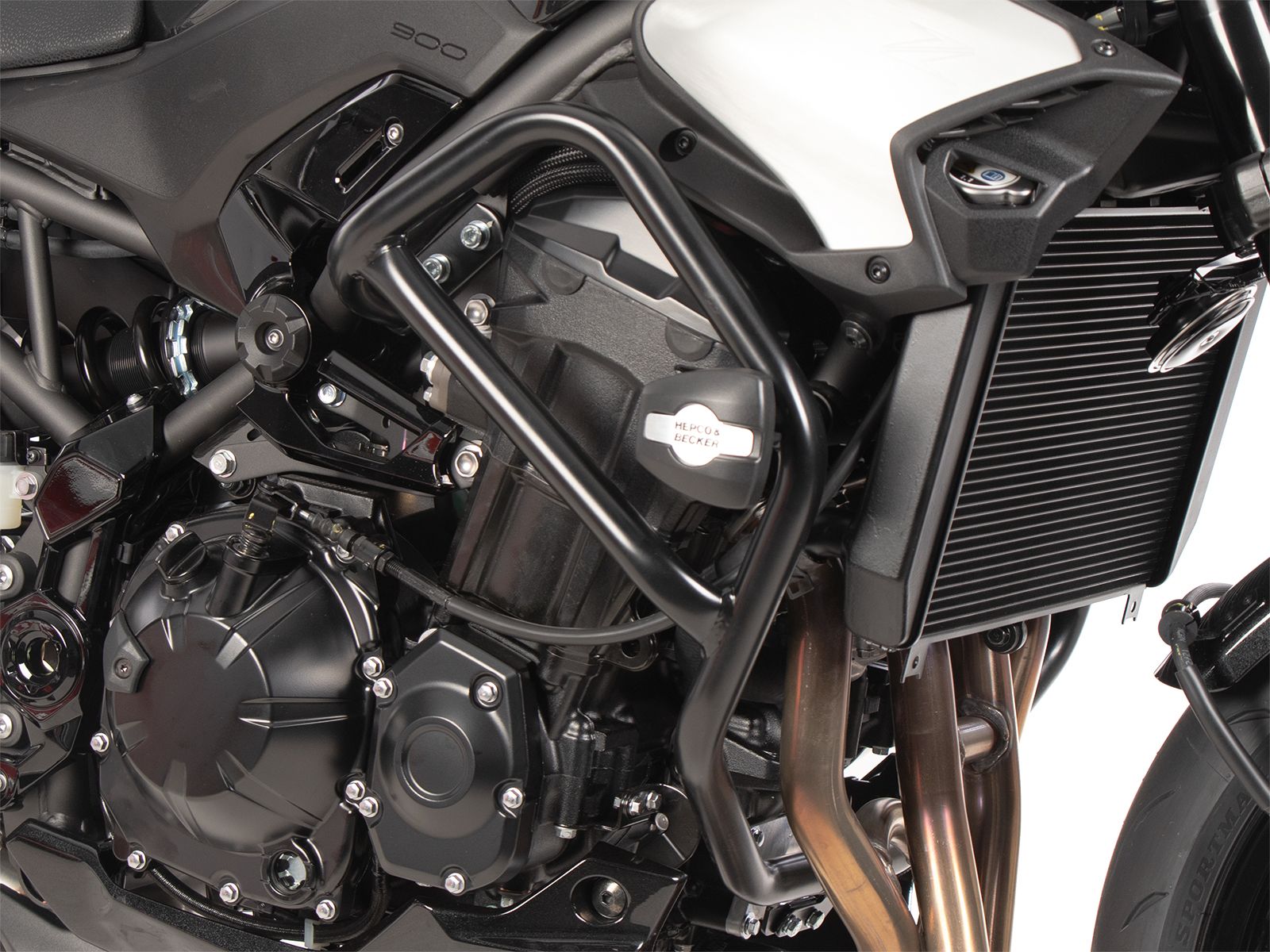 Engine guard incl. protection pad for Kawasaki Z 900 /SE (25- ) Hepco & Becker