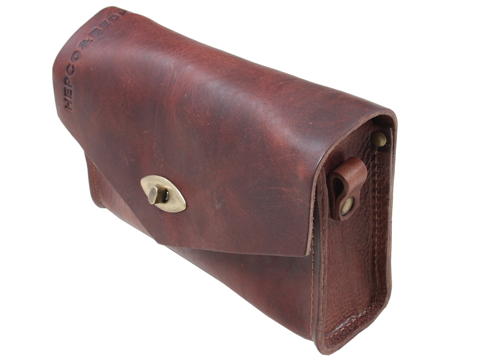 LEGACY leather tool bag brown 2.5L Hepco & Becker