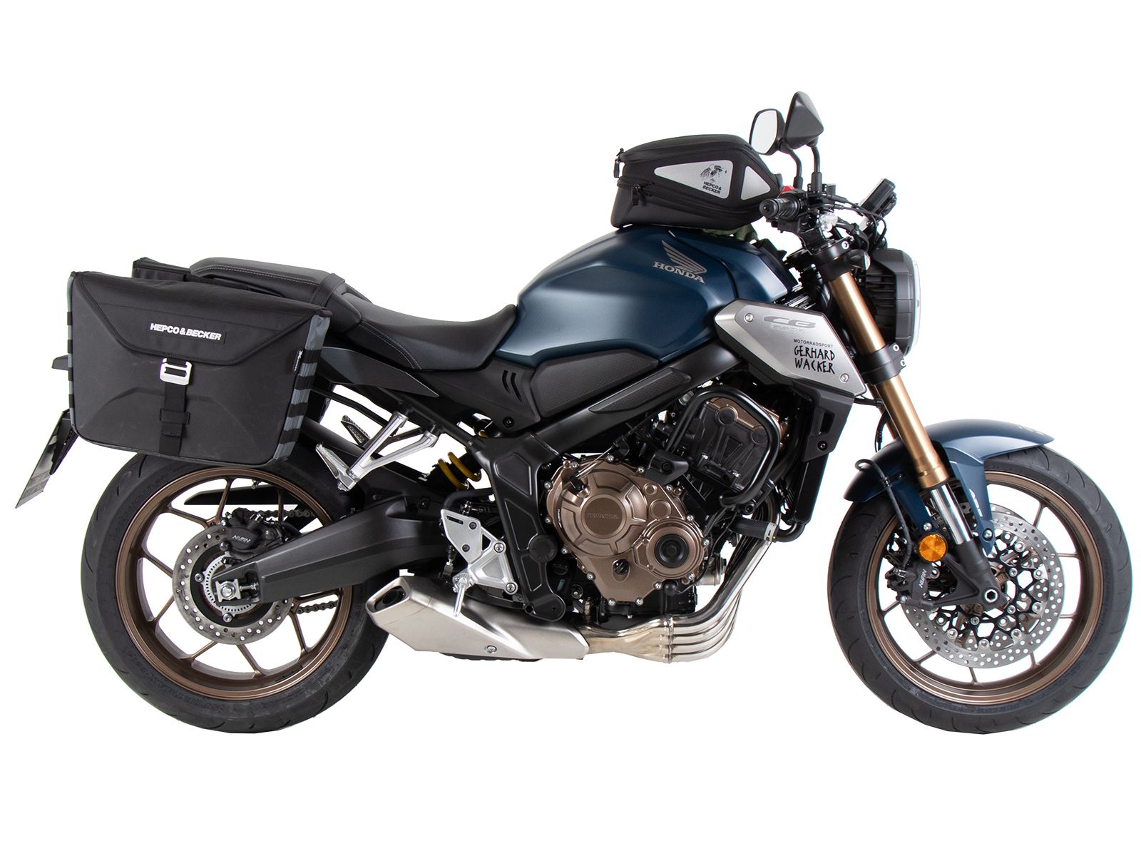 C-Bow side carrier black Honda CB 650 R (21-23) Hepco & Becker