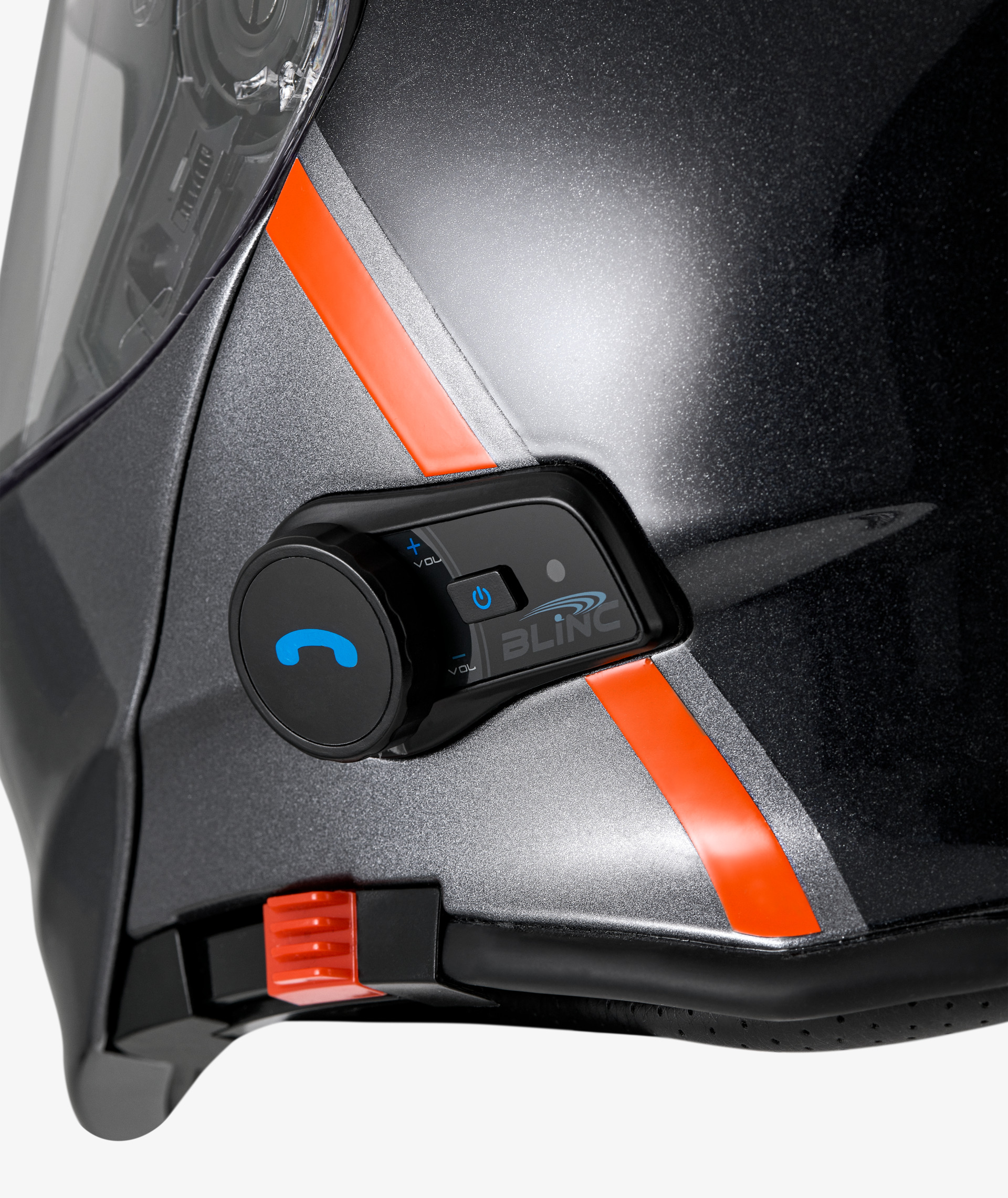 Moto Guzzi helmet "Modular BT" black with Bluetooth