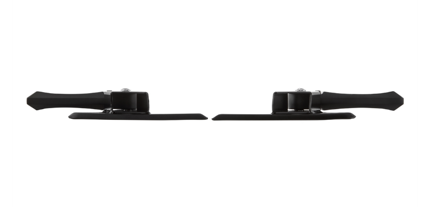 Footrests right and left for Vespa LX /LXV /S 50-150cc, black / black