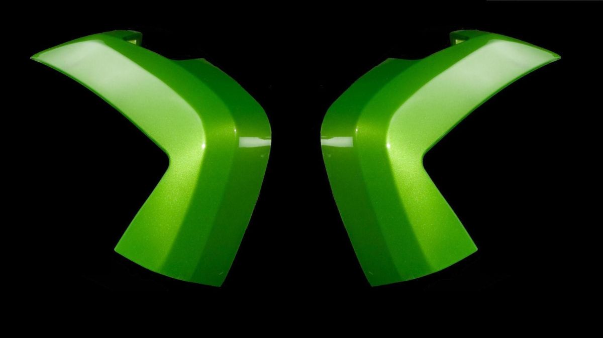 Covers for motorcycle cases Candy Lime Green Versys1000 2014/ Z1000SX 2013 Original Kawasaki