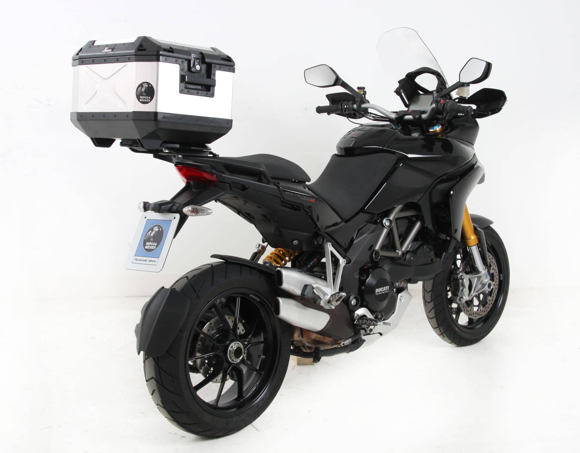 Alurack top case carrier for Ducati Multistrada 1200 /S (10-14) Hepco & Becker