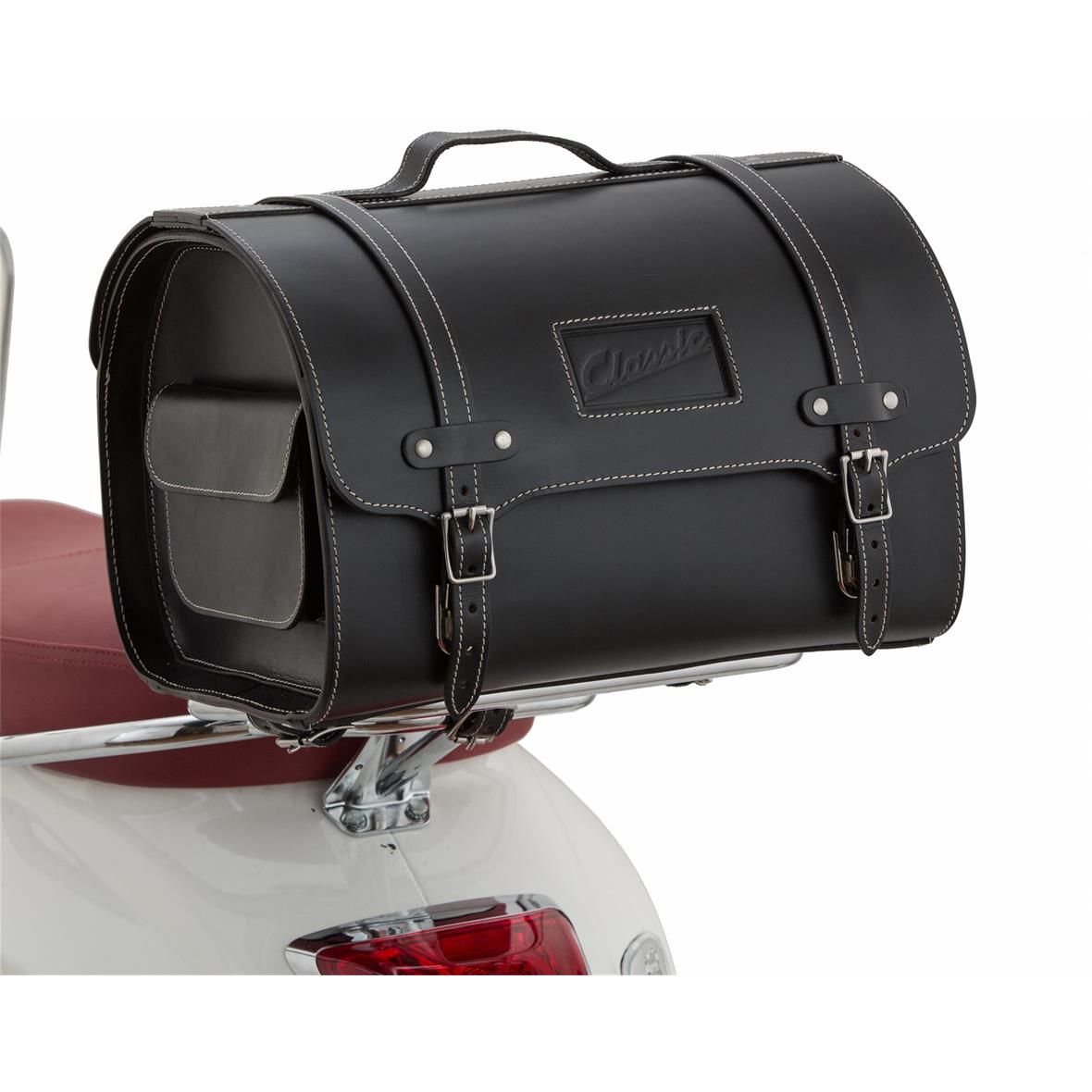 Leather case "Classic" for Vespa - black
