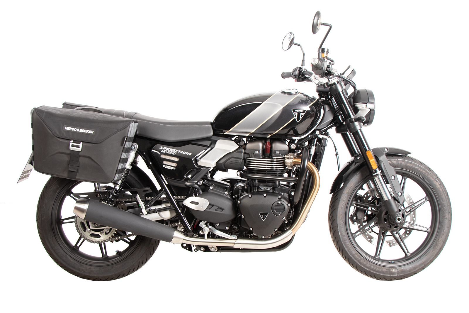 C-Bow side carrier black for Triumph Speed Twin 900 (25-) Hepco & Becker