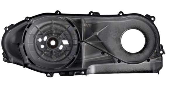Vario cover for Vespa GTS/GTS Super 125/150cc 4T LC iGet (Euro4), black high gloss