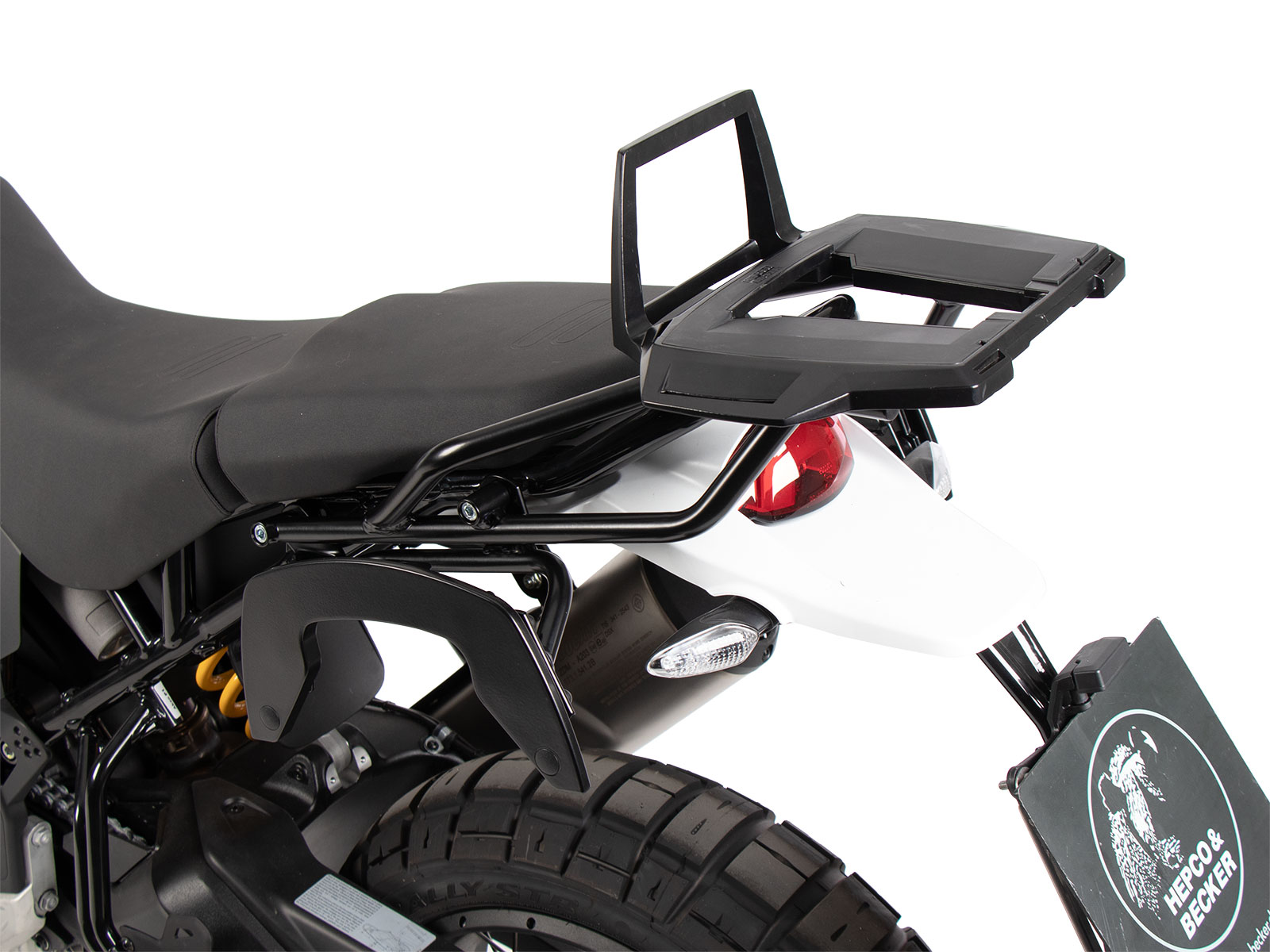 Alurack top case carrier for Ducati DesertX (22-) Hepco & Becker