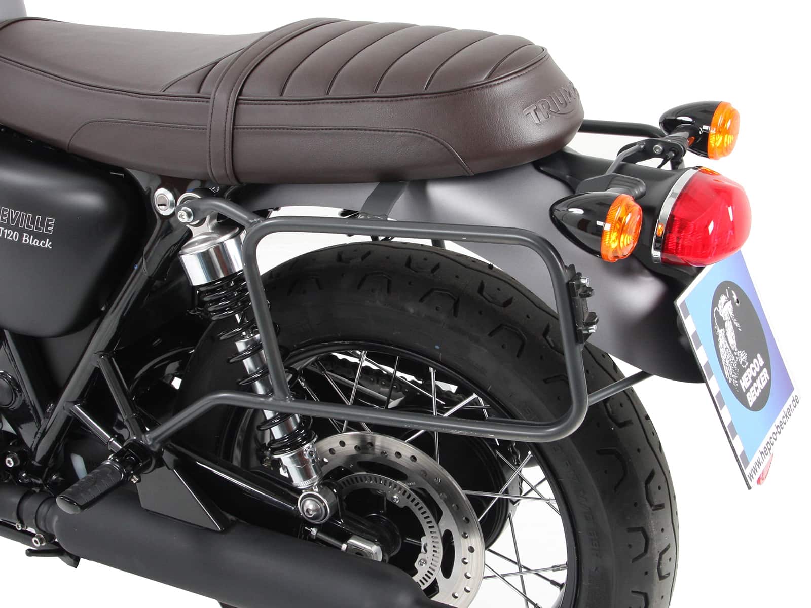Case carrier black for Triumph Bonneville T100 (17-) Hepco & Becker