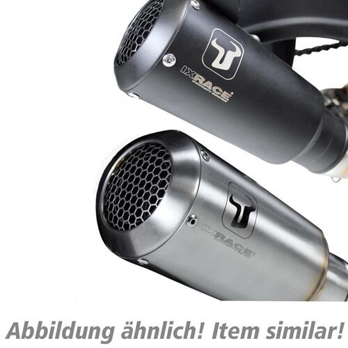 IXRACE MK2 complete system with cat Kawasaki Z 650 /RS, 650 Ninja (21-), stainless steel, E-approved, Euro5