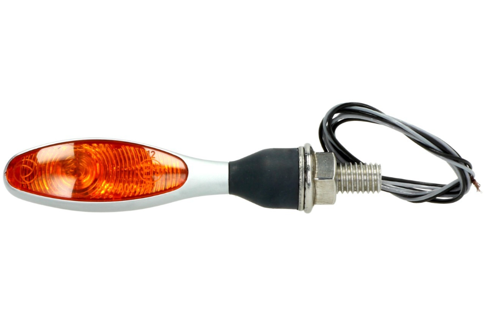 Kellermann turn signal, Micro 1000 Halogen, steel, halogen, HR/HL, 12 V, 6 W, chrome matt, M8x20