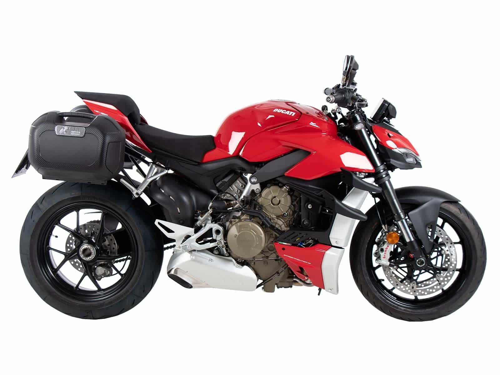 C-Bow side carrier black for Ducati Panigale V4 /S /R (18-24) Hepco & Becker