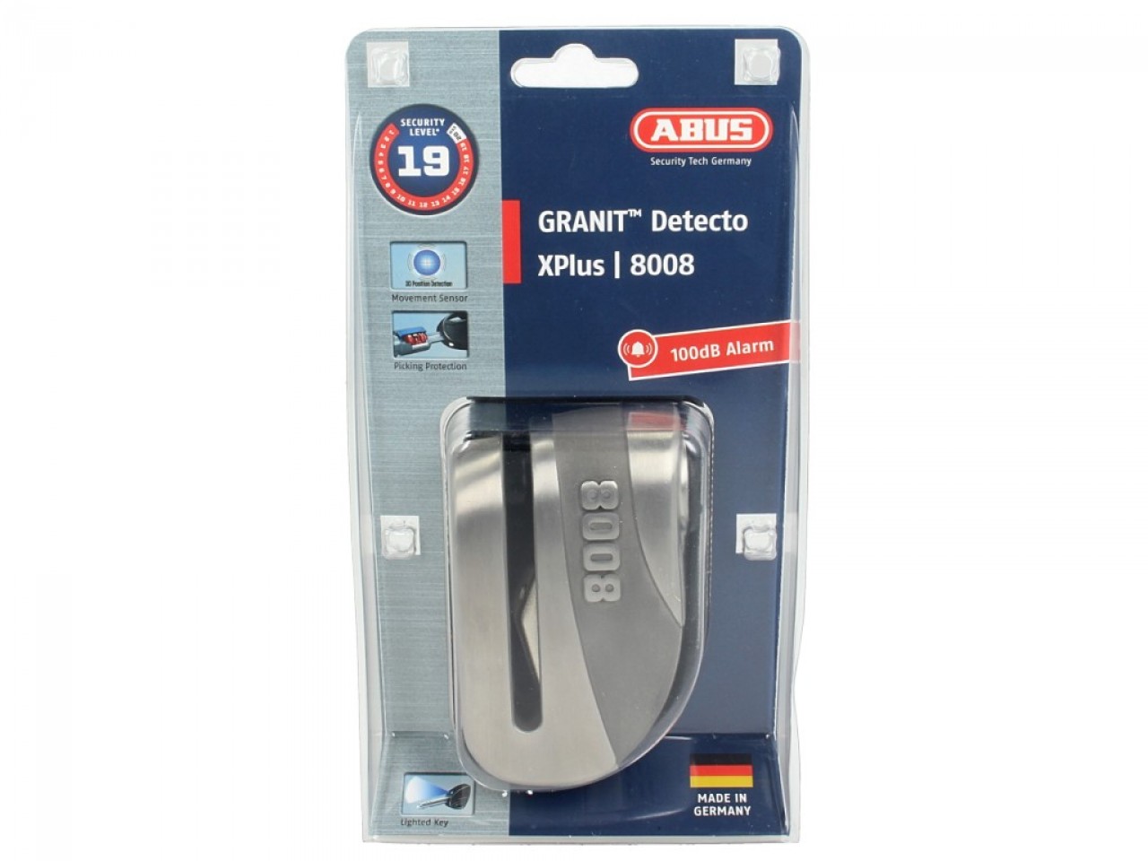ABUS brake disc lock Granit Detecto X Plus 8008, Security Level 19